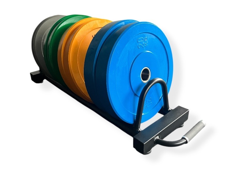 Rubber Plate Racks Bumper plate rack met bumper plates - Padisport
